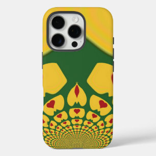 Love in Rasta Colors: Reggae Hearts iPhone 16 Pro Case