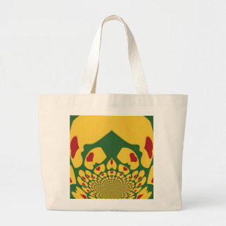 Love in Rasta Colors: Reggae Hearts Large Tote Bag