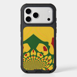 Love in Rasta Colors: Reggae Hearts   Red Golden G iPhone 17 Pro Max Case