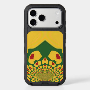 Love in Rasta Colors: Reggae Hearts   Red Golden G iPhone 17 Pro Max Case