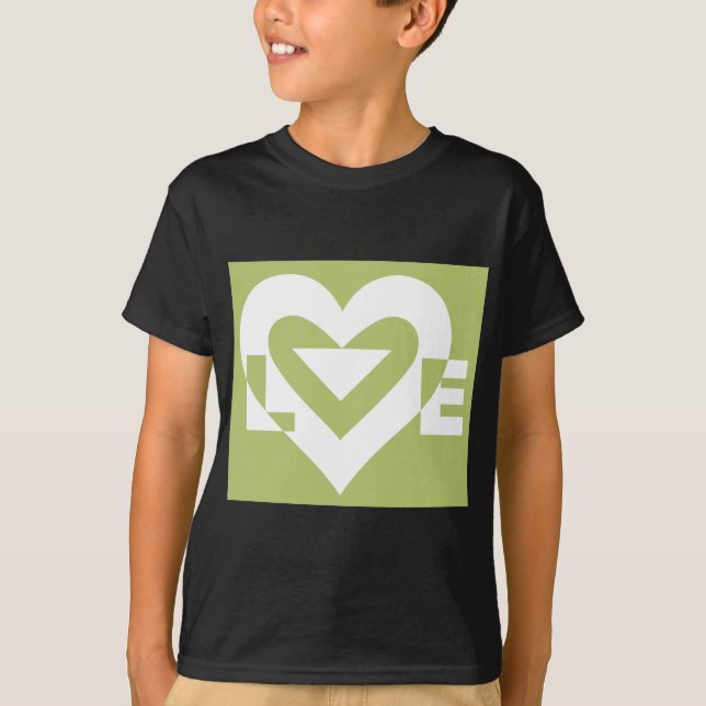 Love in Sage Green T-Shirt (Front)
