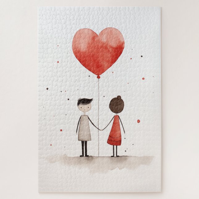 Love in Simplicity Jigsaw Puzzle (Vertical)