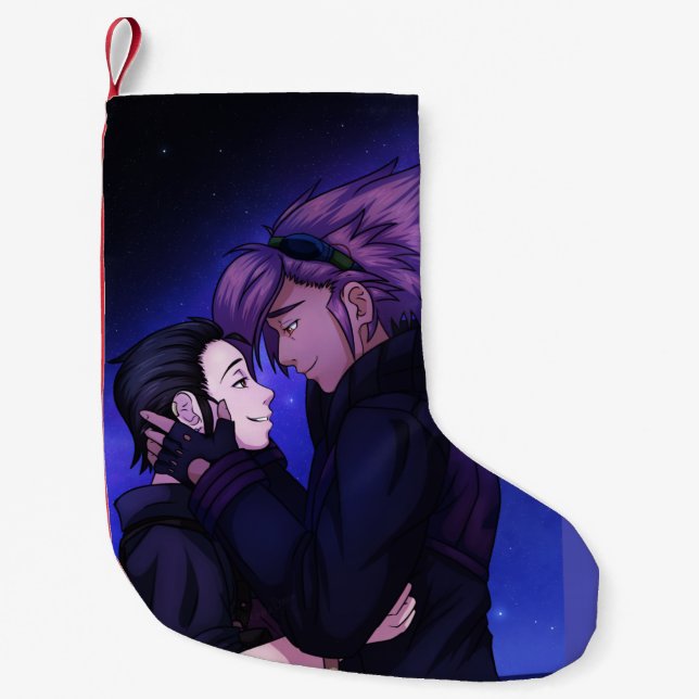 Love in Space Small Christmas Stocking (Front)