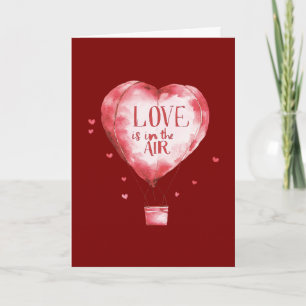 Love in the Air Balloon Card