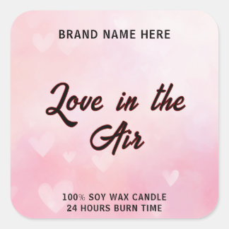 Love in the Air Candle – Custom Romantic Label