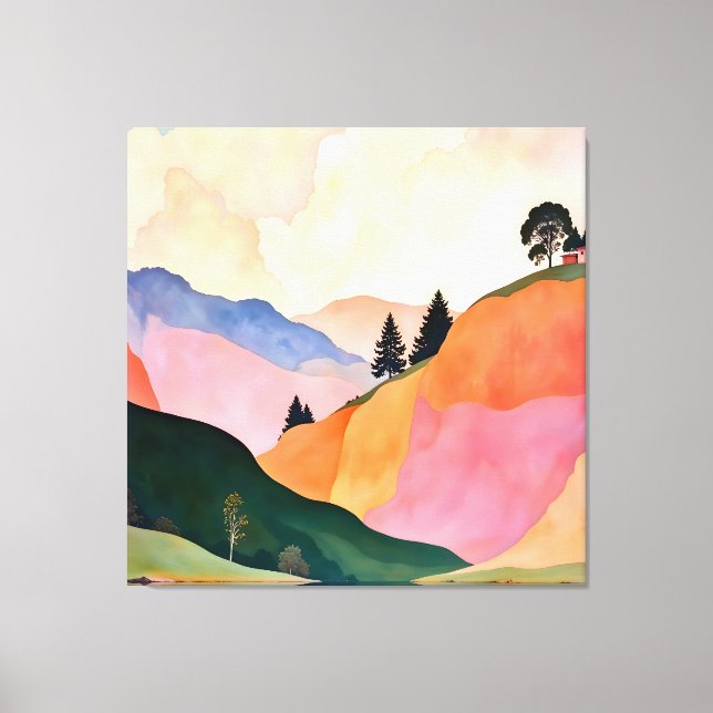 Love In The Air Canvas Print (Front)