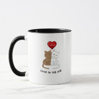 Love in the air funny coffee mug