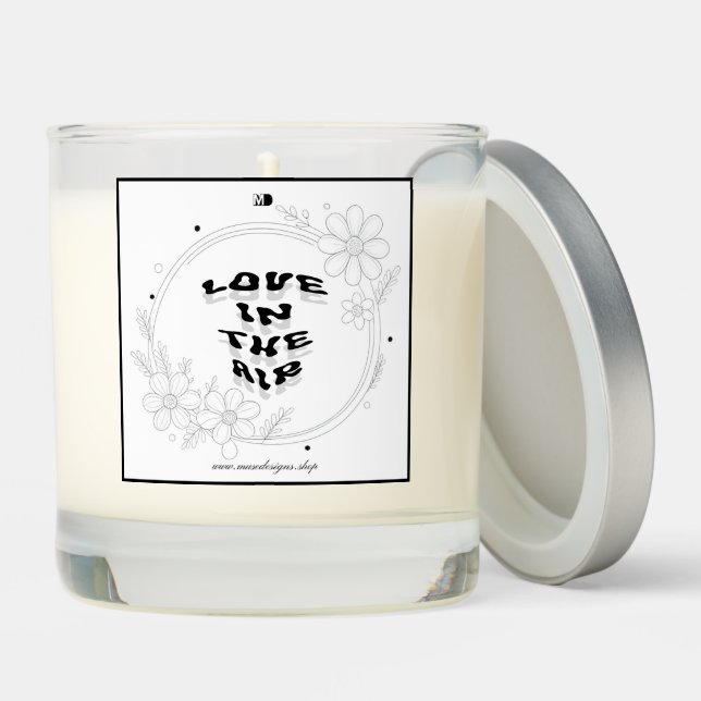 Love In The Air Scented Candle (Lid)