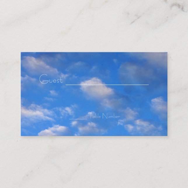 Love in the Air Table Cards (Front)