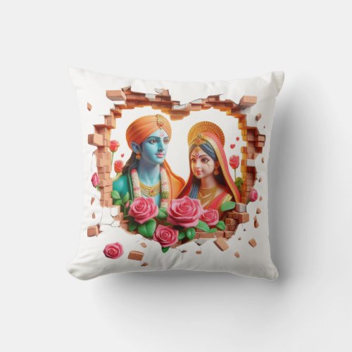 Love in the Air Valentines Day Pillow