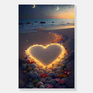 Love in the starry sky foam board