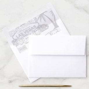 Love in Vegas Envelope Liner