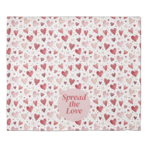 Love in Watercolor - Whimsical Heart Pattern