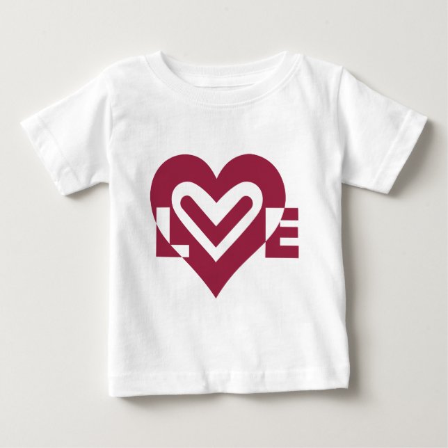 Love in Wine Purple Baby T-Shirt (Front)