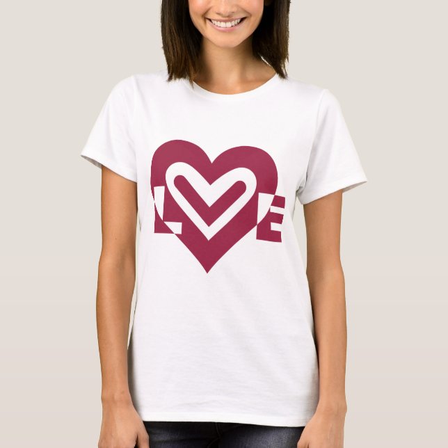 Love in Wine Purple T-Shirt (Front)