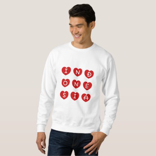 Love Indonesia t_shirt Indonesian mens top