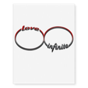 love-infinite temporary tattoos