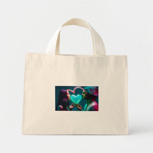 love_infused images  mini tote bag