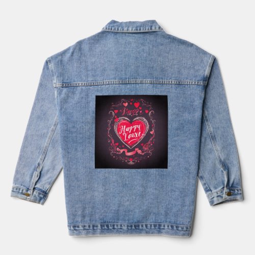 Love_Ink Couture Valentines Day Edition  Denim Jacket