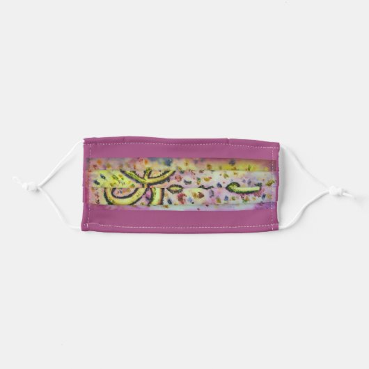 Love Inspirational Word Art Custom Face Masks (Front, Folded)