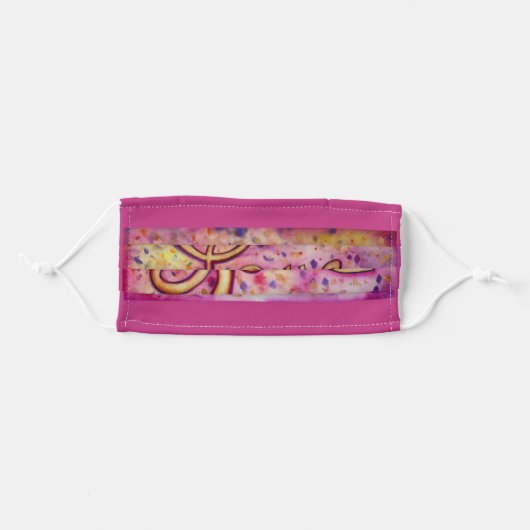 Love Inspirational Word Art Custom Face Masks (Front, Folded)