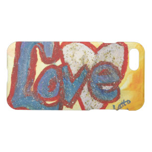 Love Inspirational Word Custom Art iPhone 7 Case