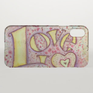 Love Inspirational Word Custom Art iPhone Case