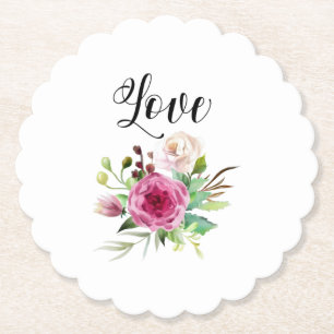 *~* LOVE INTENTION COASTER EMOTO Floral Bouquet