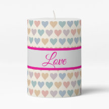 Love Intention Pillar Candle | Positive Intention