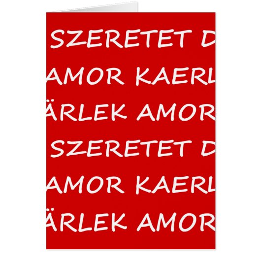Love International Cards (Front)