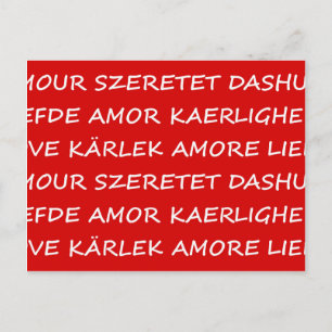 Love International Postcard