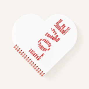 Love is... 1 Corinthians 13:4-8 Bible verse Notebook