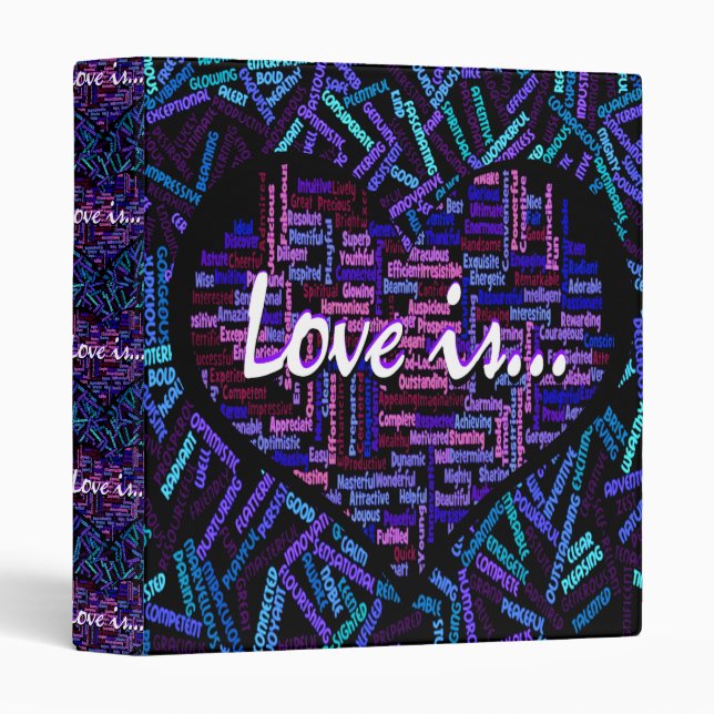 Love is... 3 ring binder (Front/Spine)