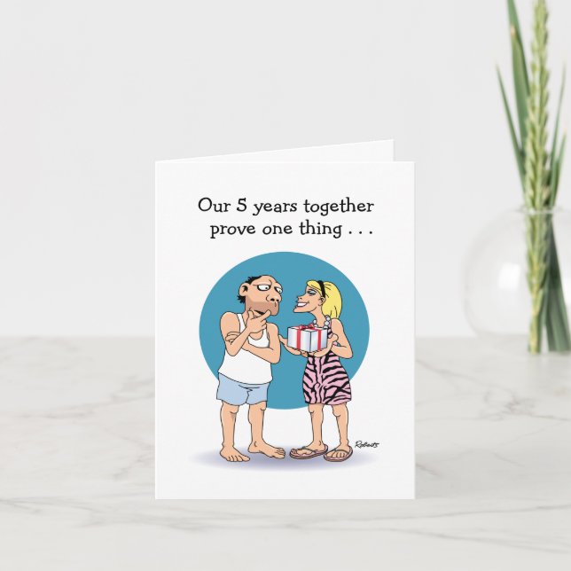 "Love is" 5th Anniversary Card (Front)