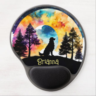 Love is a Dog waiting for you *Personalize* Gel Mouse Pad