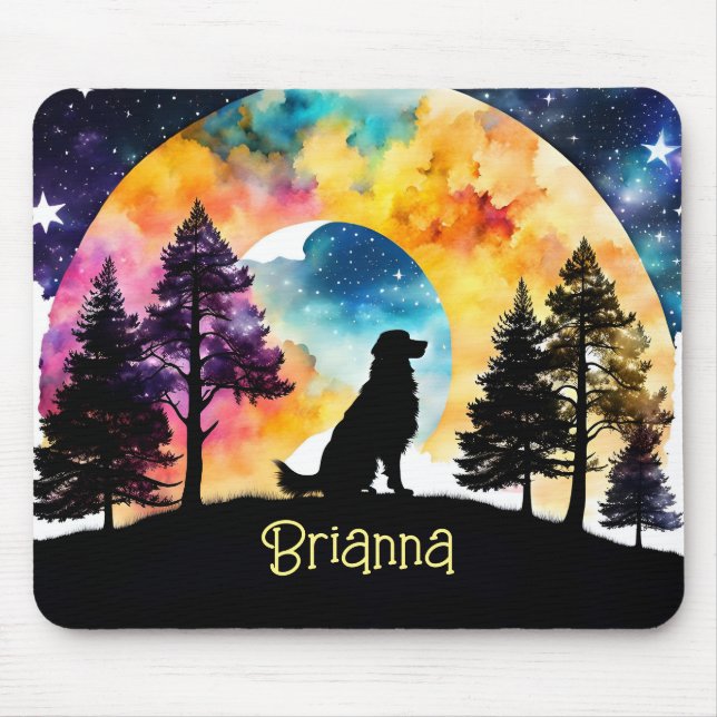 Love is a Dog waiting for you *Personalize* Mouse Pad (Front)