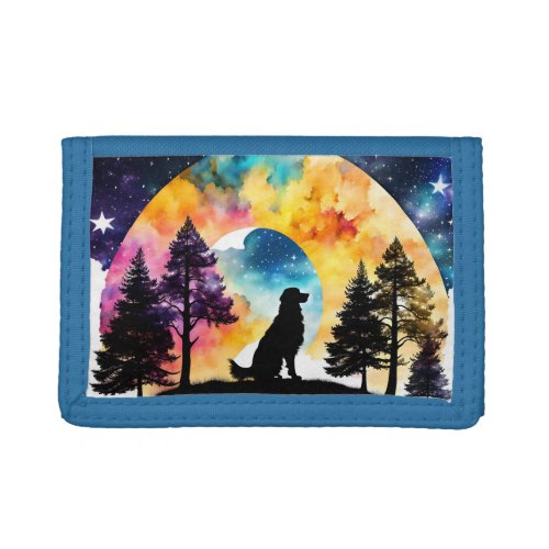 Love is a Dog waiting for you  Trifold Wallet