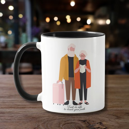 Love Is a Journey _ Anniversary Gift for Him  Her Mug