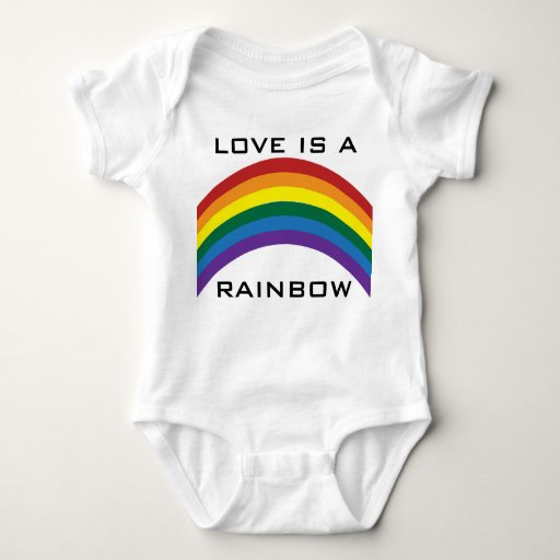 Love Is A Rainbow Kids T-shirts (Front Design) | Zazzle