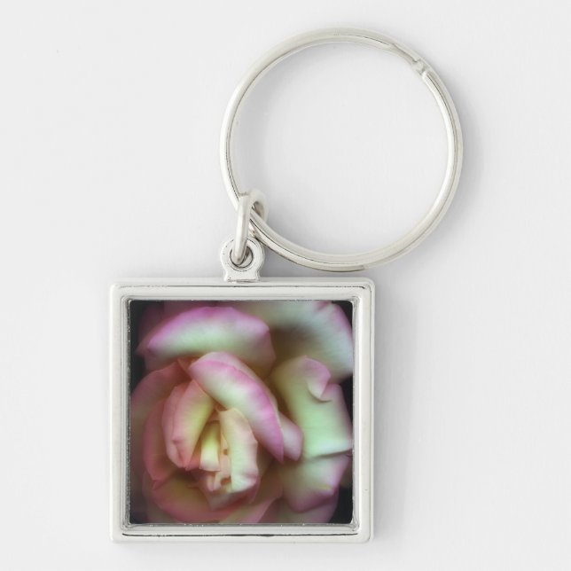 <Love is a Rose> by Nathan Griffith Keychain (Front)