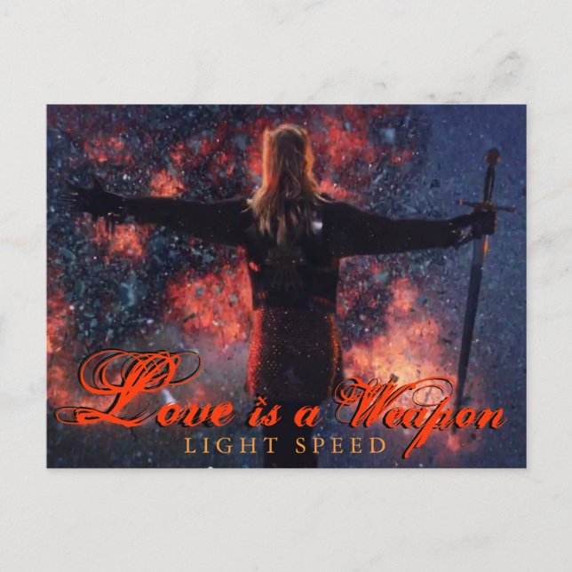 Love is a Weapon- Post Card (Front)