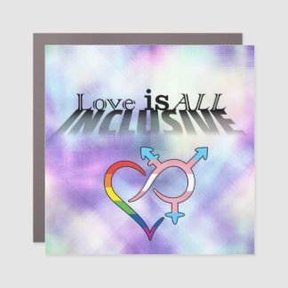 Love is ALL Inclusive Car Magnet