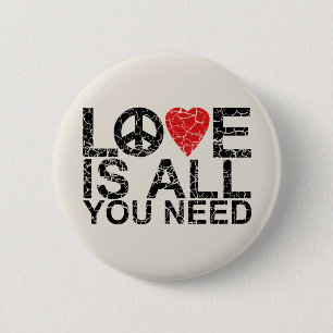 Love is All Pinback Button