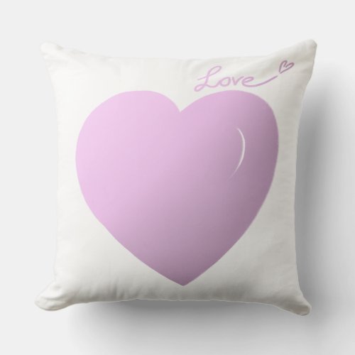 Love is all we need -  throw pillow