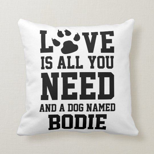 all you need is love and a dog named pillow