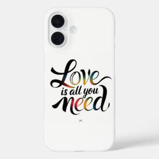 Love is All You Need - Heartwarming iPhone / iPad  16 Case