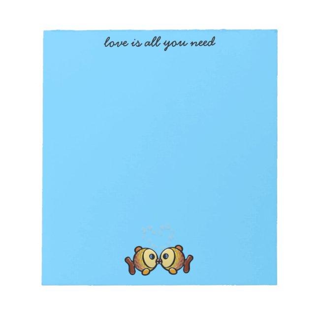 love is all you need notepad (Front)