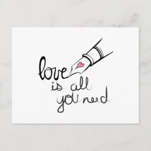 Love Is All You Need Postcard