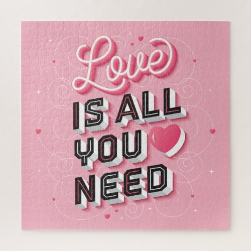 Love Is All You Need Puzzle 20x20