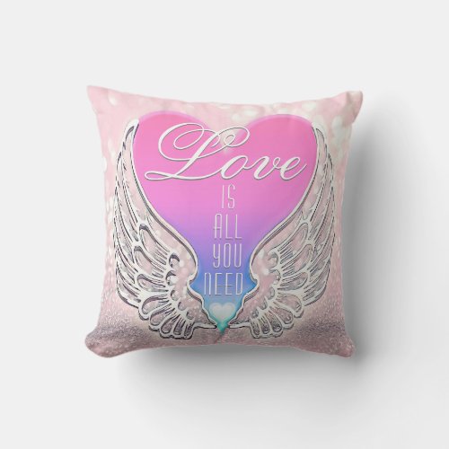 Love is All You Need Throw Pillow